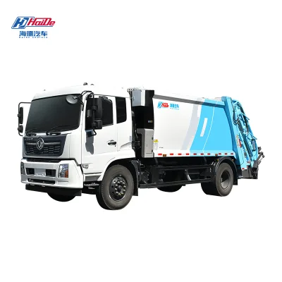 Top Sale Waste Collection Garbage Compactor Truck Engine Motor Gearbox 16m3 Capacity Automatic Transmission High Pressure
