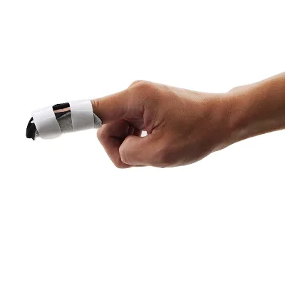 Factory Sale Aluminum Embedded Orthopedic Finger Splint Brace for Hand Finger Rehabilitation