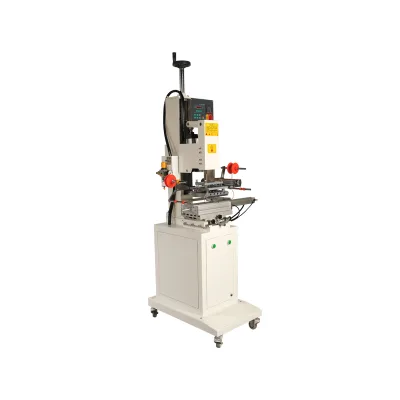 Semi Auto Hot Stamping Machine for Flat Round Plastic Perfume Bottle Glass High Precision Shuttle Hot Stamping Machine
