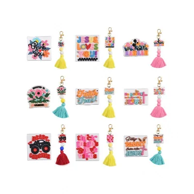Factory Direct Custom New PVC Focal Beads for Pen Making Accessories Jewelry Silicone Focal Beads Jesus Focal Beads Faith