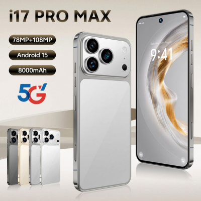 Unlocked I17 Pro Max Smartphone High Quality Mobile Phone 4G 4GB RAM 64GB ROM Show 1TB Android CellPhone 6.9inch Goophone