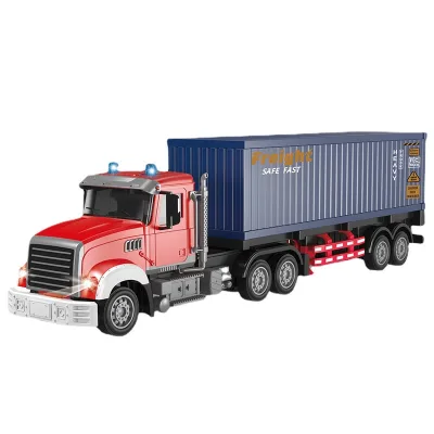 HYUE 2.4G remote control truck car loading truck receiving container engineering construction Rc truck car