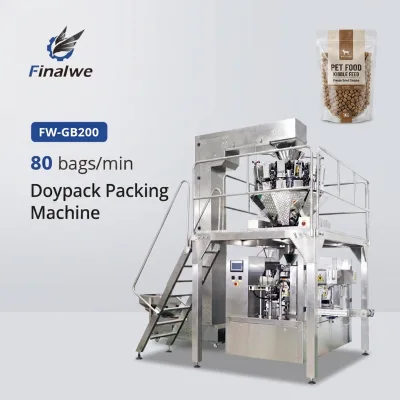 Finalwe High Speed 8 Station Rotary Nuts Seeds Doypack Packing Machine