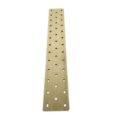 Hot Sale Cheap Home Gym Fitness Strength Training Workout Exercise Custom Hand Boards Wall Climb Wooden Climbing Board Pegboars