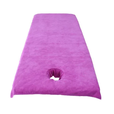 Beauty Salon Special Bed Spread Large Towel Open Hole With Hole Bath Towel Massage Massage Therapy Store Bed Sheet Absorbent