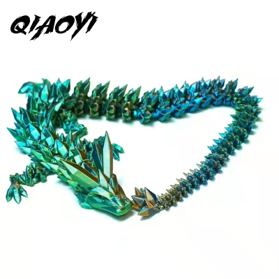 Hot Sell 3D Printed Flying Dragon Toy Winged Dragon Design Durable Plastic Animal Flying Dragon Toy for Kids
