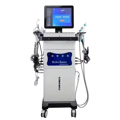 15 in 1 Hydra Deep Cleansing Machine Microdermabrasion Skin Rejuvenation Portable Facial Care Oxygen Jet Water Analyzer