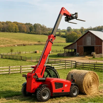 Rough Terrain Mini Chinese Attachments Farm Warehouse Building Logistics Material Handling Telehandler