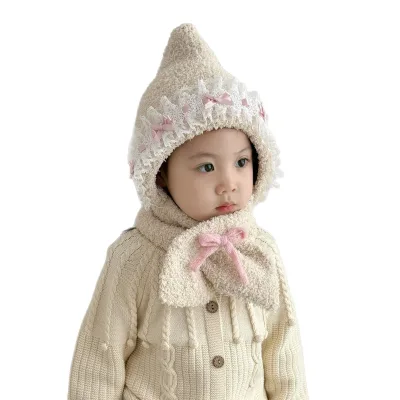 HY7 Manufacturer Blank Toques Knitted Winter Warm Hat Custom Color Organic Cotton Cute Kids Cuffed Beanie Hats
