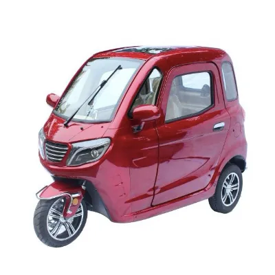 Electric Passenger Tricycle Closed E Rickshaw with RWD Drive Pickup Type for Sale