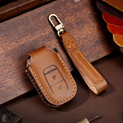 The genuine leather key case is suitable for Honda key cases and North American dedicated key cases