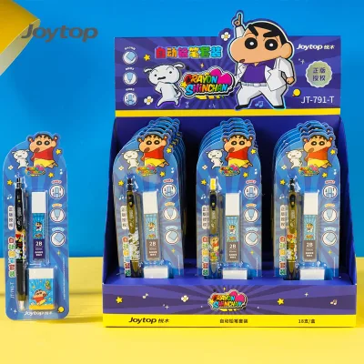 Joytop 791-T Crayon Shinchan Comic Series School Pens Mechanical Pencil for Kids Writing Cute Stationery