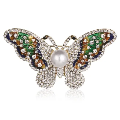 Wholesale butterfly Brooch Rhinestone butterfly Brooch for Women