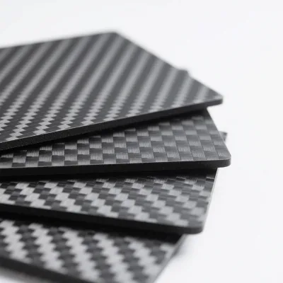 CNC Cut RC Fpv UAV and Drone Carbon Frame/parts Both Plain and Twill Woven 3k Carbon Fiber Sheet Glossy/Matte Surface Black