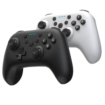 New White Black Wireless Game Controller with Six Axis Wake-up for Nintendo Switch/Lite/OLED NFC Controller