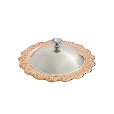 Arabian Stainless Steel Metal Modern Luxury Wedding Decoration Fruit and Round Candy Bowl