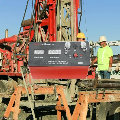 Portable Inclinometer Probe Borehole Deviation Meter Slope Inclinometer System