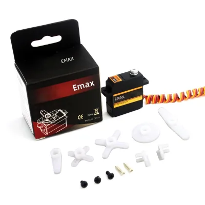 Official EMAX Micro ES3302 Servo 9mm Ultra-thin Servo 4.8-6V Analog Servo Digital Servo Metal Gear for RC Glider Fixed wings Toy