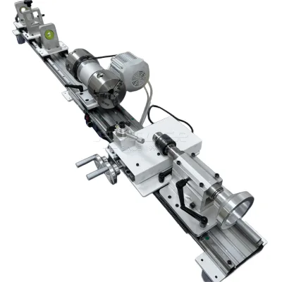 Industrial Double Chuck Mechanical Metal Turning Lathe Machine Cue Repair Lathe