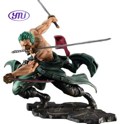 GK Roronoa Zoro Three-blade Sa-maximum Manga Statue Figure Collection Model Kid Toy Anime Action Figures