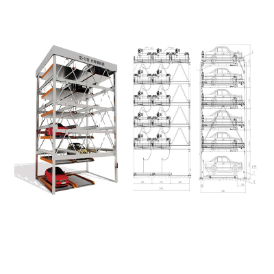 Rotary Parking System Automatic Car Parking System Vertical Parking