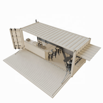 Wholesale Prefabricated Outdoor Container Restaurant with Kitchen