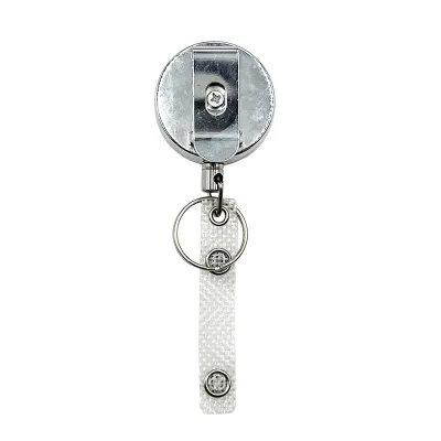 High Quality Teacher Reel Badge Holder Badge Reel Metal Custom Retractable Badge Reel