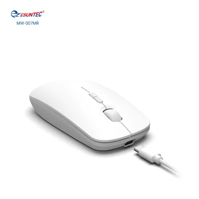 MW-007MR New Design 5D Dual Mode USB Wireless Rechargeable Ergonomic Mouse Both Hands Private Tooling Design for Travel Stock