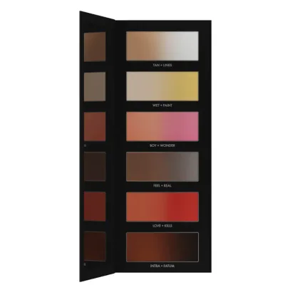 Pressed Multi Functional Matte and Shimmer Blush Eyeshadow Monochromance Gradient Blush Palette