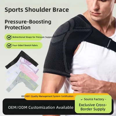 Cearth Custom Logo Adult Cross-Border Unisex Soft Nylon-like Lightweight Breathable Compression Shoulder Strap Fitness Support