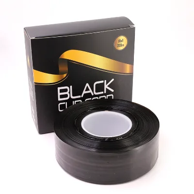 Hot Sale Size 5cm*300m Roll Disposable Tattoo Supplies Black Tattoo Clip Cord Covers Sleeves