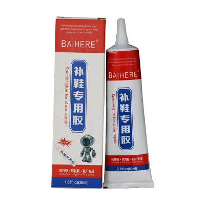 50ml Shoe Glue Strong Brand Shoes Fix Glue Adhesive for Plastic Nylon Shoe Repair Glue
