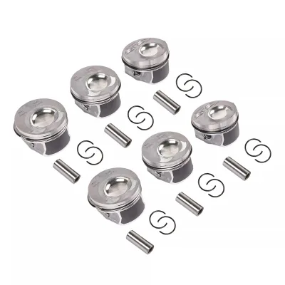 Piston Pin Connecting Rod Piston Ring Kit Engine Piston Set for Porsche Cayenne Audi Q7 VW Touareg Passat 3.6L