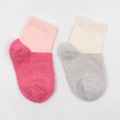 Organic Cotton Handmade Baby Boy Girl Homes Smile Scrunch Wrap Comfy Short Winter Socks Manufacturer for Newborn