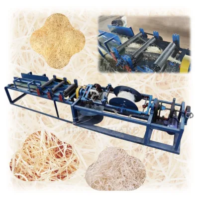 Wood Wool Rope Machine for the Production of Rope Wood Wool Wooden Firelighter Wood Wool Shaving Machine