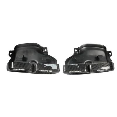 Carbon Fiber Exhaust Pipes for Benz New C-class W205 W212 Four-out Muffler Tips GLE/GLS/GLC/CLA