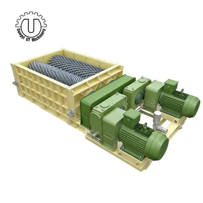 Double Roll Crusher with Bearing High Productivity 300-2500t/h Capacity for Coal Limestone Crushing