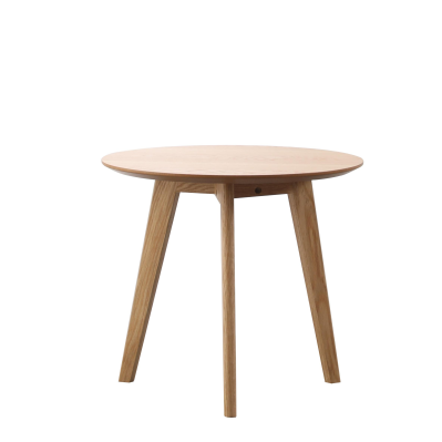 Timber Furniture Nordic Minimalist Couchtisch Home Living Room Small Nature Wood Round Oak Side Sofa Coffee Table