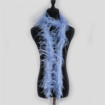 Wholesale Cheapest Colorful Ostrich Feather Boa Trimming 2 Meters Feather Boa for Costumes
