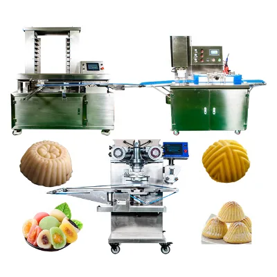 Automatic Mochi Ice Cream Encrusting Machine Daifuku Mochi Making Machine in China