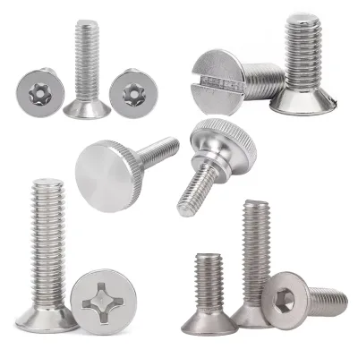 Custom Wholesale Fasteners Quick Release 304 Hex Head Wheel 8.8 M3 M6 Alloy Carbon Stainless Steel Plain Finish Black Bolt Nut