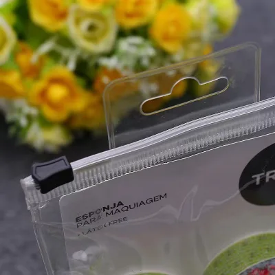 Transparent PVC Packaging Bags Jewelry Storage Bag for Hair Accessories