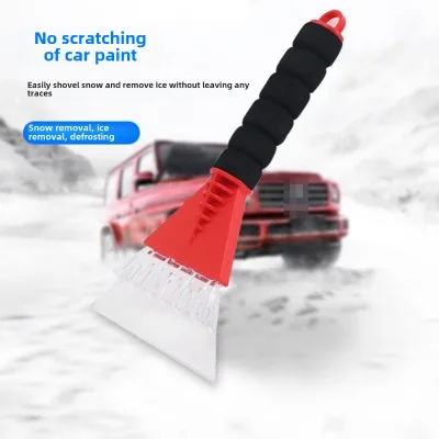 Multi-Functional Winter Car De-Icing and Defroster Tool Frost Scraper and Snow Brush Ice Scraper Tool
