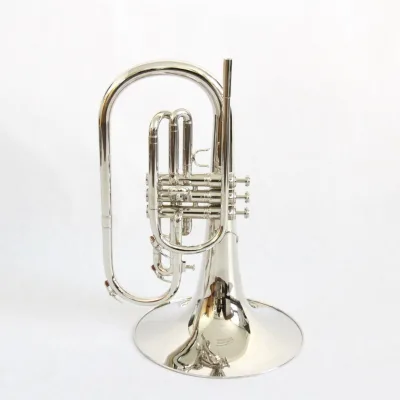 Nickel Plated Factory Price Cheap Marching Mellophone FMP 100N Wholesale Mellophone