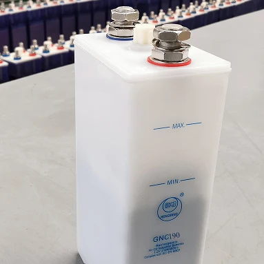 Hengming GNC190 Rated Voltage 1.2V 190AH Rechargeable Ni-cd Battery Sintered Plate Type for Engine Starting