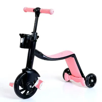 High Quality Children's Tricycle 3-in-1 Toy Scooter Pedal Scooter