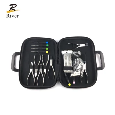 River Portable Bag Processing Center Lab Use Glasses Repair Pliers Tools Set With Accessories Glasses Frame Optical Tool Kit