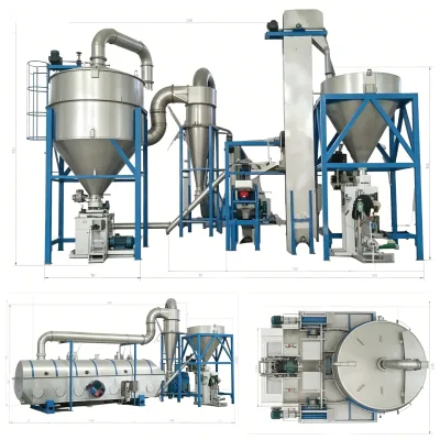Industrial Washed Salt Making Machine Continuous Salt Washing & Purifying Production Line