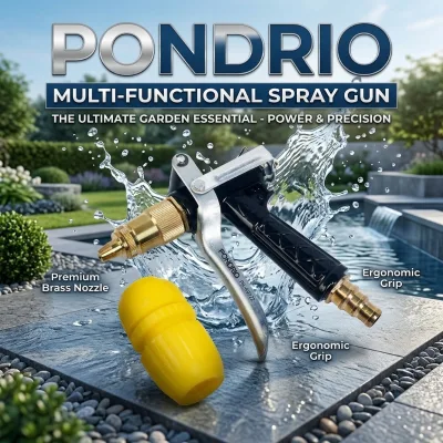 Custom Durable Alloy Hose High Pressure Water Spray Gun with Anti Rust Lever for Garden Watering Vehicle Wash