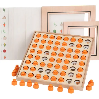 Education Development Intelligence Logical Thinking Wood Memory Board Games Children Brain Games